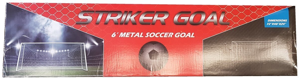 Striker Metal Soccer Goal 72x48x24inch