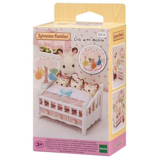 Sylvanian Families - Triplets Crib with Mobile - 5534