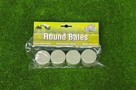 Round Bales 4pk  1:32 Scale