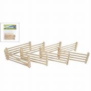 Wooden Fences 6pk  1:32 Scale